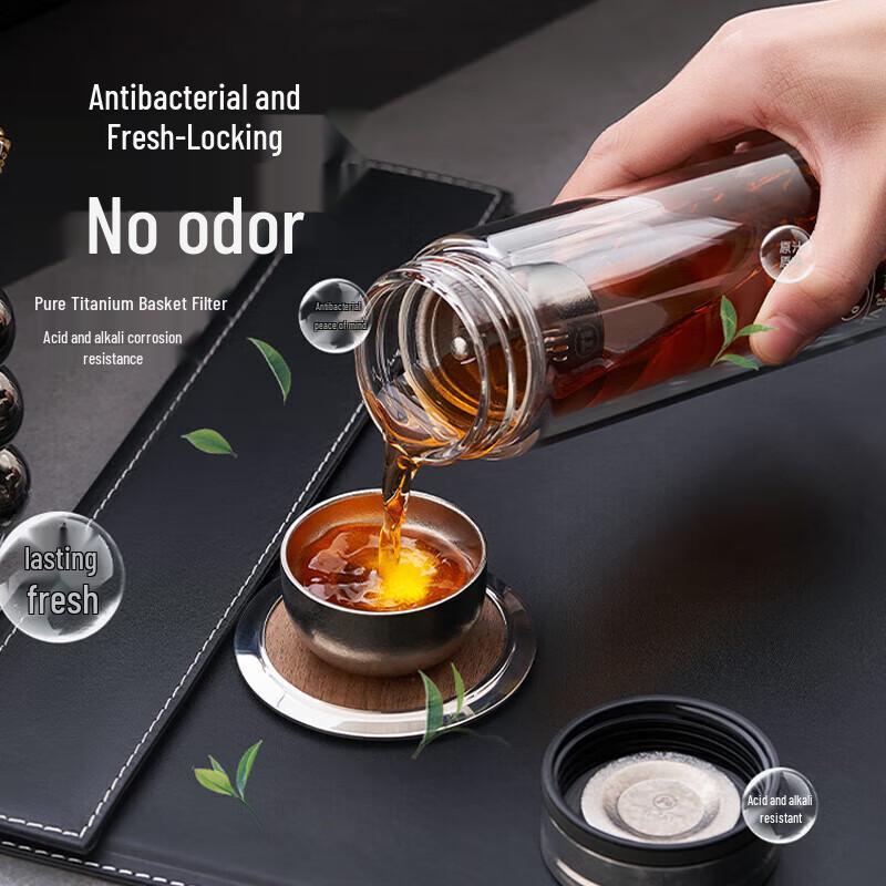 Fuguang FU+ Pure Titanium Double-Layer Glass Cup