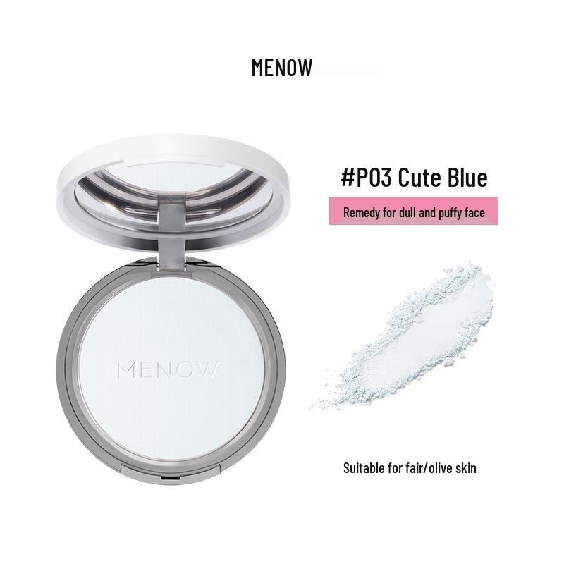 MENOW Lele Bear Oil Control Long-Lasting Pressed Powder 9g