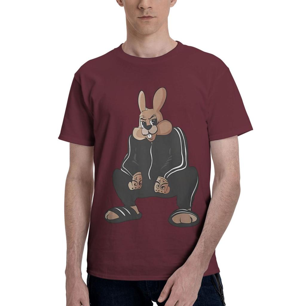 Rabbit Graphic 100 Cotton Casual Breathable Confortable Cute New Gifts And TShirts Mens Shirt