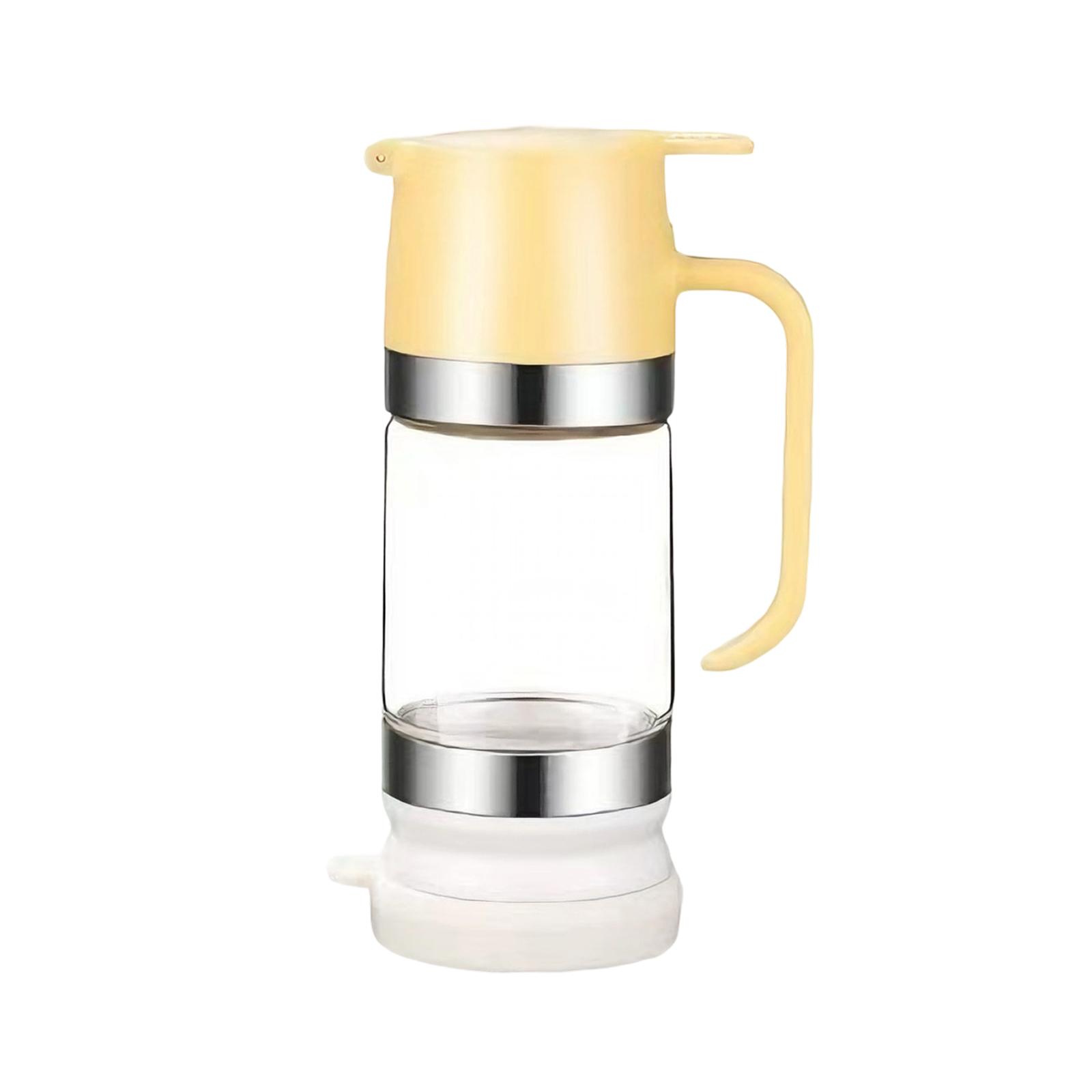 Glass Honey Dispenser No Drip With Handle 9 Oz Maple Syrup Container Honey Jar For Coffee, Pancakes  Waffles