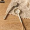 1PC Long Handle Crooked Spoon Cute Exquisite Stoneware Retro Afternoon Tea Coffee Stirring Spoon High Value Handmade Spoon Spoon