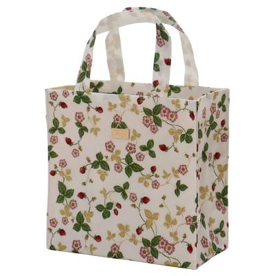Blooming Wedgwood Tote Bag (Square Gusset) Wild Strawberry (White) Women's 001294-0003-01