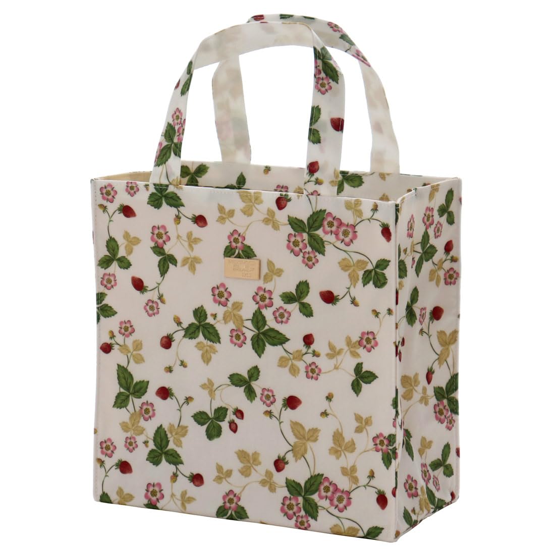 

Blooming Wedgwood Tote Bag (Square Gusset) Wild Strawberry (White) Women s 001294-0003-01