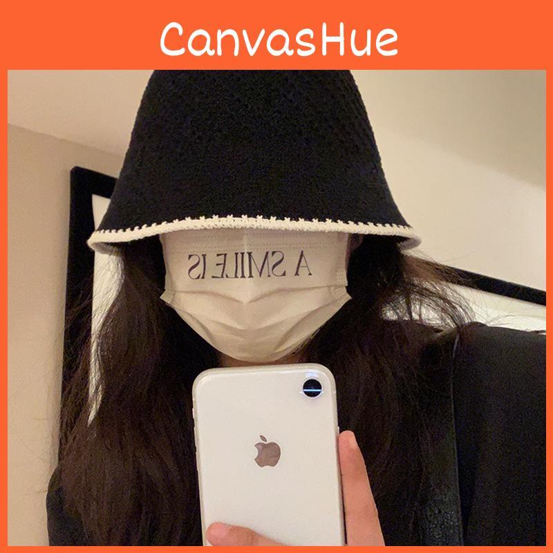 Japanese Adorable Style Round Top Bucket Hat For Women With Uv Protection In Beige