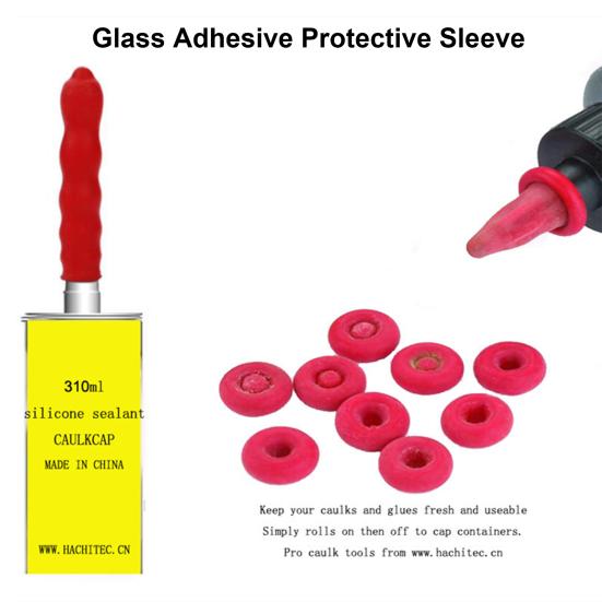 1 Packung Dichtungsdeckel, praktisch, gute Zähigkeit, verschleißfest, Emulsion, Glaskleber, Dichtungsdeckel, Heimbedarf