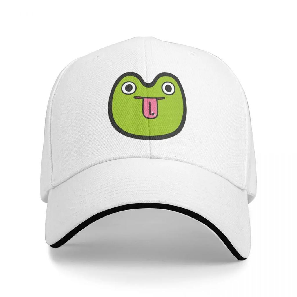Happy Frog Pattern on Yellow Baseball Cap Horse Hat New In The Hat Fishing cap Luxury Brand Elegant Women's Hats Men's