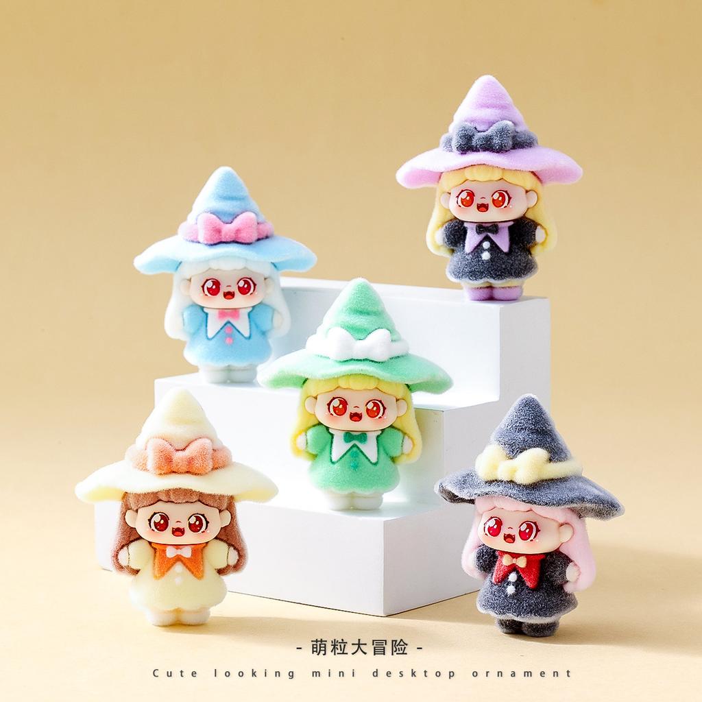 10pcs/Set Magician Girl Figure Toy MIni Figurine Desktop Decoration Model Ornaments Toys Boys Girls Christmas Gifts