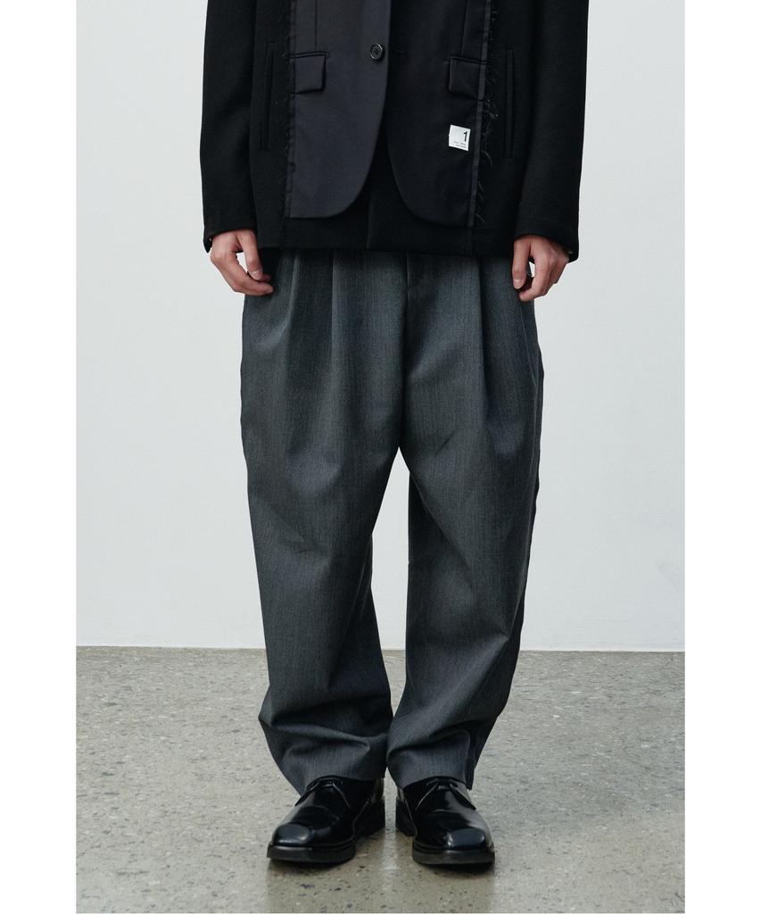 RECODE Curved Two Tuck Pants Rkpaa25614Gyx