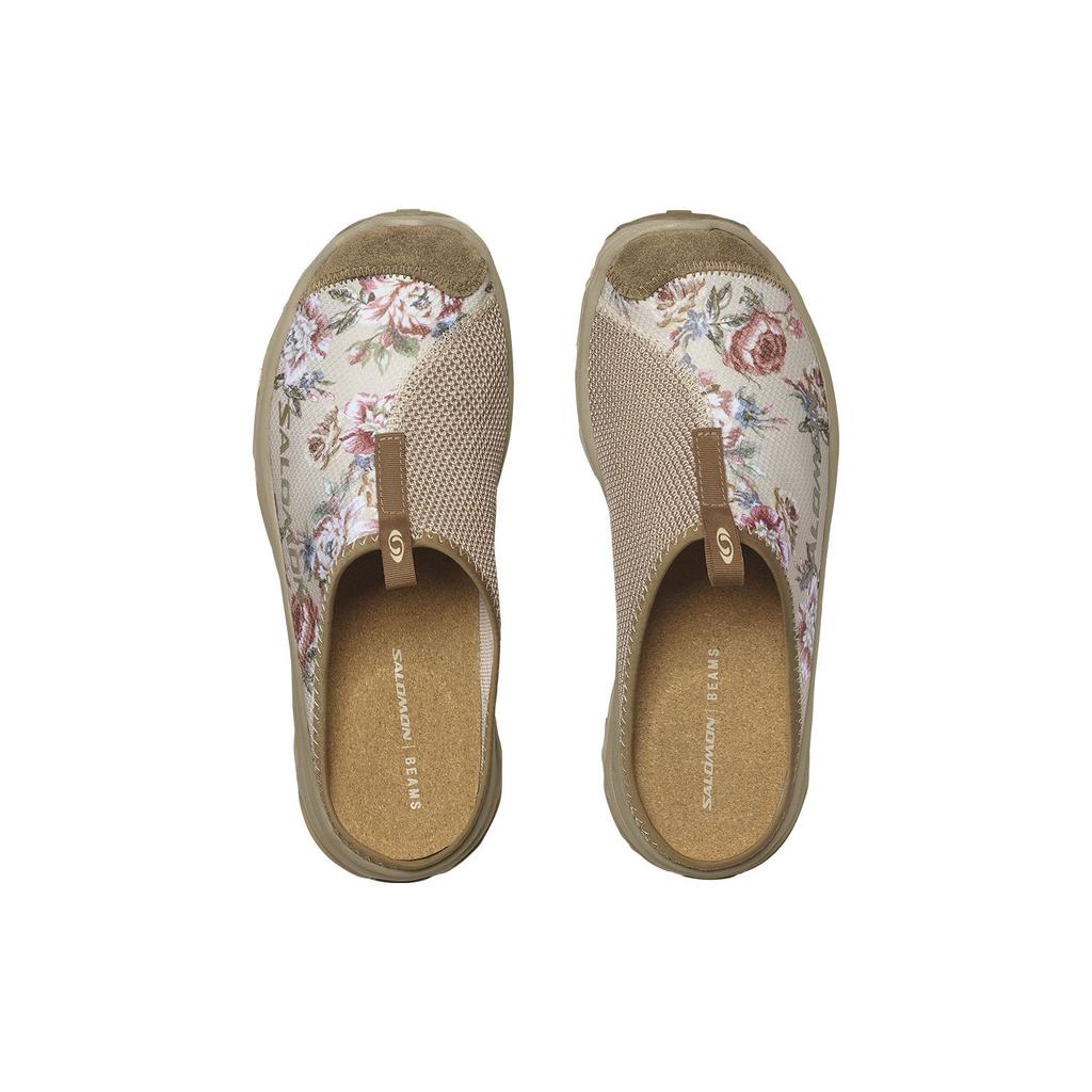 SALOMON Beams X  RX Slide 3.0 Cushioning Comfortable EVA Non-Slip Durable Open-Toe Slippers Unisex Slippers Brown 474207