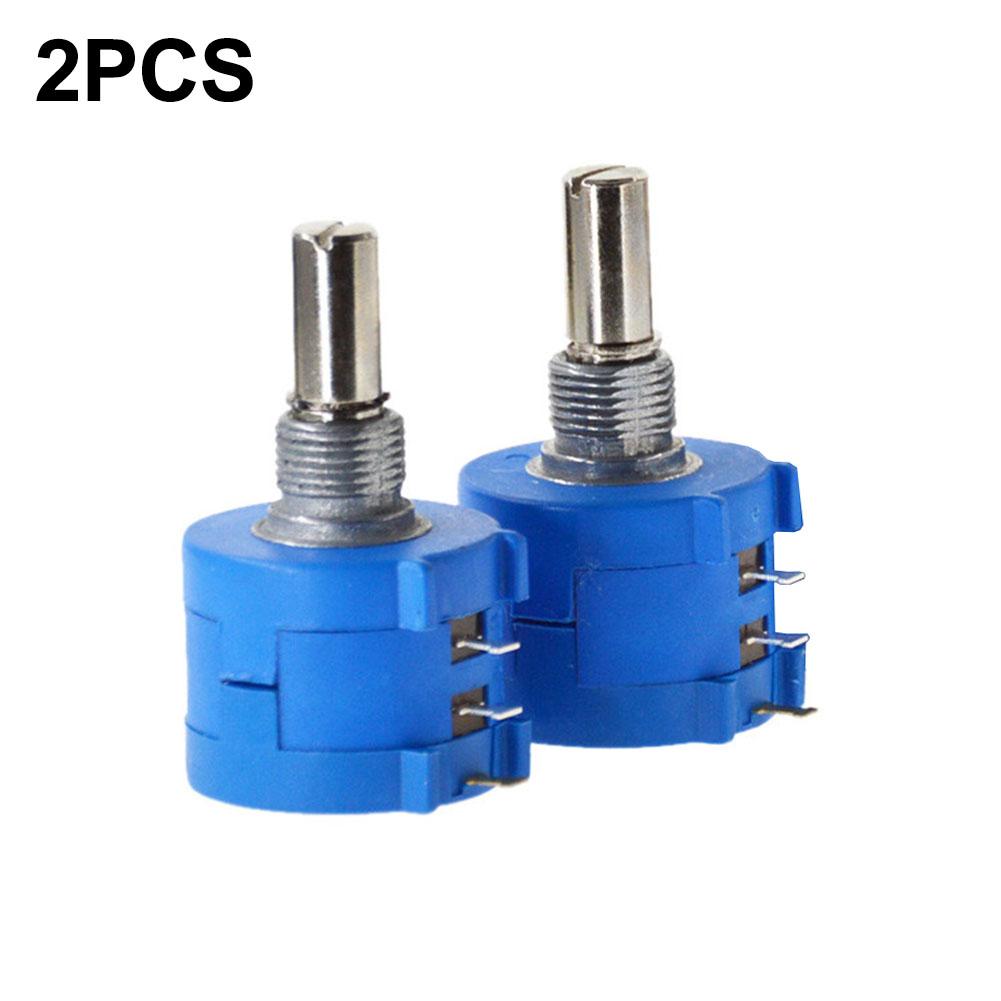 Høyytelses 10-omdreiningstrådviklet potensiometer 2 STK 3590S2502L 5K Ohm