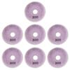 7Pcs Professional 100mm Metal Resin Wet Polishing Pad Set For Marble Stone Tile Grinding Finishing Polishing