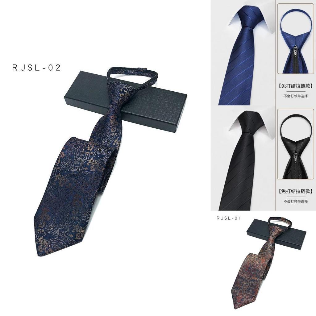 Childrens Tie With Zipper Closure For Formal Events And School Uniforms