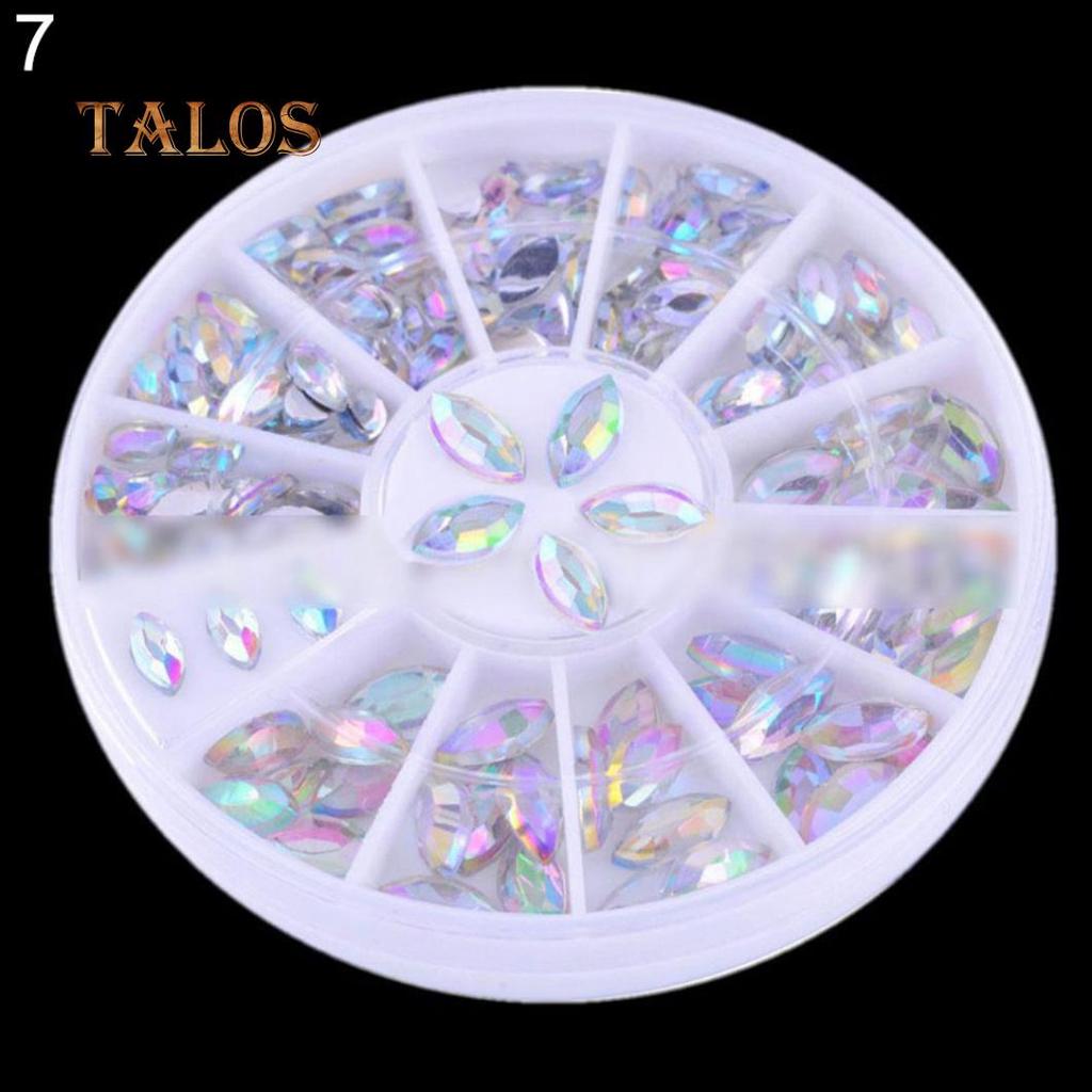 Colorful Shiny Nail Art Decoration Wheel Colorful Star DIY Manicure Accessory Nail Care