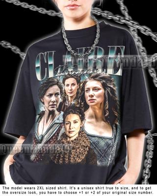 Claire Fraser Retro 90er Bootleg Filmfan T-Shirt Unisex Shirt PK172