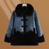 Winter Winter New Velvet Middle-aged and Elderly Thickened Mother Coat Top