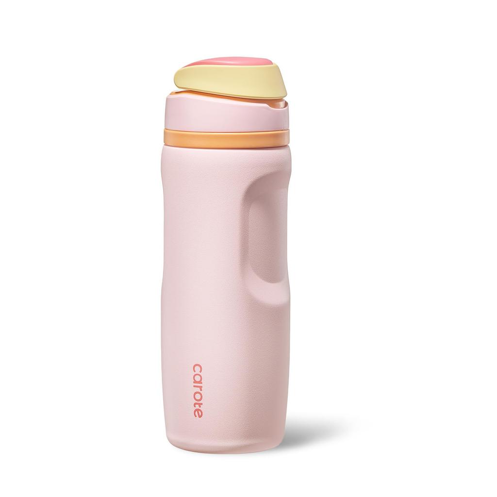 CAROTE 780ml Vacuum Insulated Stainless Steel Thermos with Straw, Insulated Straw for a Hidden, Unobtrusive Drink, Handle, Integrated Lid for Easy