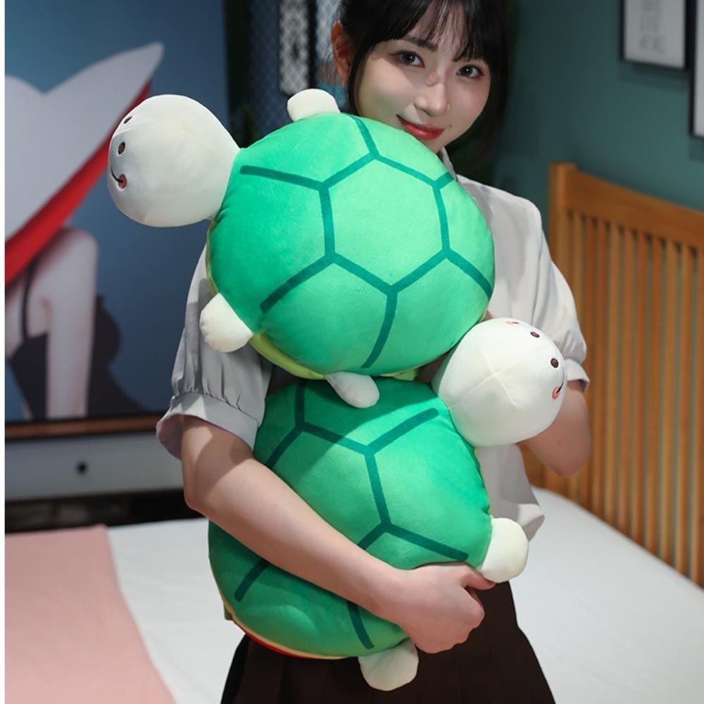 Soft Turtle Transform Hamburger Animal Turtle Plush Doll Flip Sides Plush Doll  Birthday Gifts