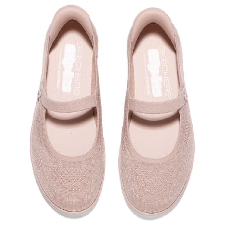 Skechers On-The-Go Fashion Comfortable Durable Breathable Low-Top Casual Shoes Women Sneaker Nude-Pink 138497-BLSH