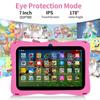 2025 New Tablet for Kids 7 Inch Android 13 System 64GB WiFi Bluetooth Dual Camera Educational Software Installed with Proof Case