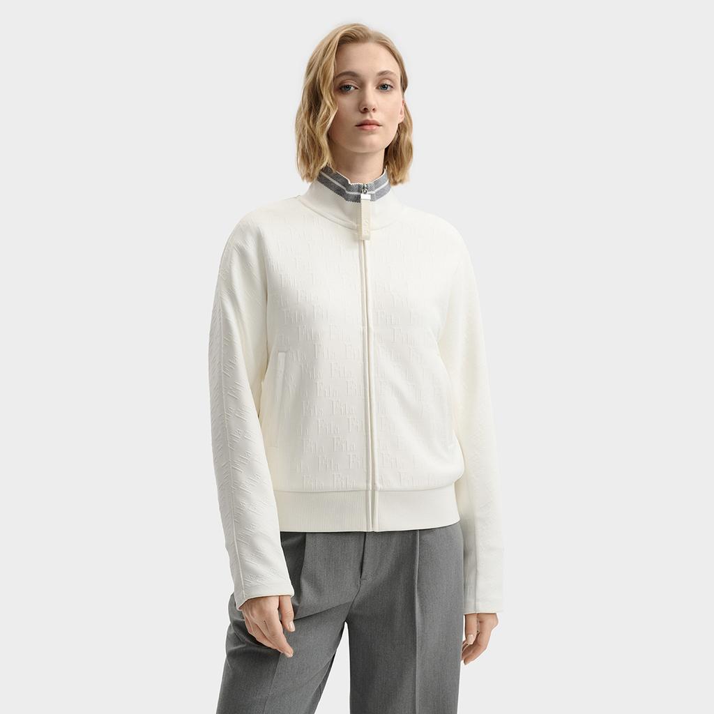 FILA Emerald Fashion Classic Simple Casual Sports Jacket Women Jackets F11W544501FWT