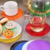 Chuangdi 8 Pcs Jar Opener Rubber Jar Gripper Pads 5'' Round Coasters Heat ulation Pad Trivet Non Tear Multi-Purpose Bottle Lid Openers for Arthritic