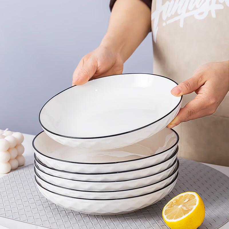 Jingdezhen Underglaze Ceramic Nordic Dinner Plates