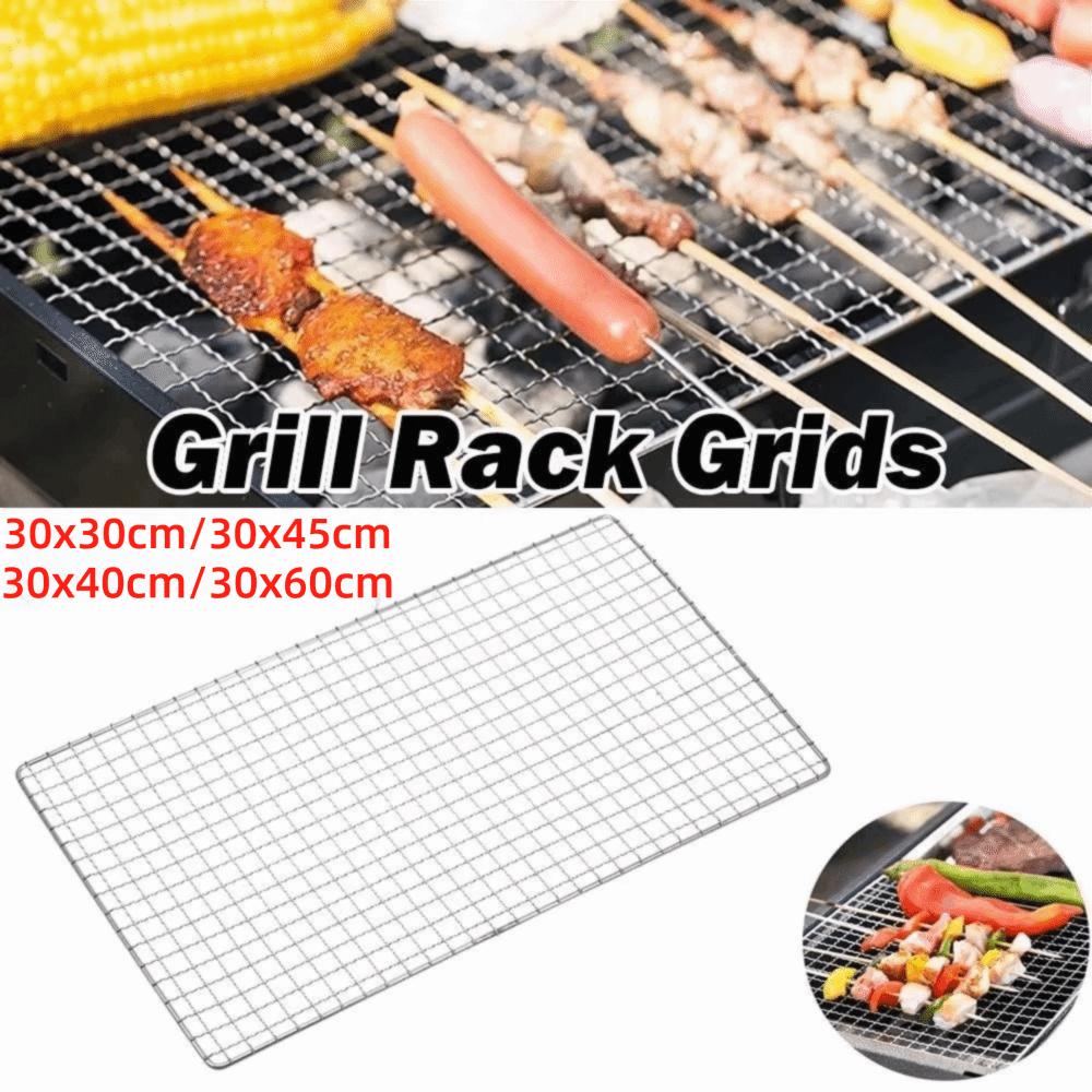40/50/60cm Σχάρα Ψησίματος BBQ Αντικολλητική Σχάρα Ψησίματος Πολλαπλών Χρήσεων Πλέγμα Μπάρμπεκιου Κουζίνα