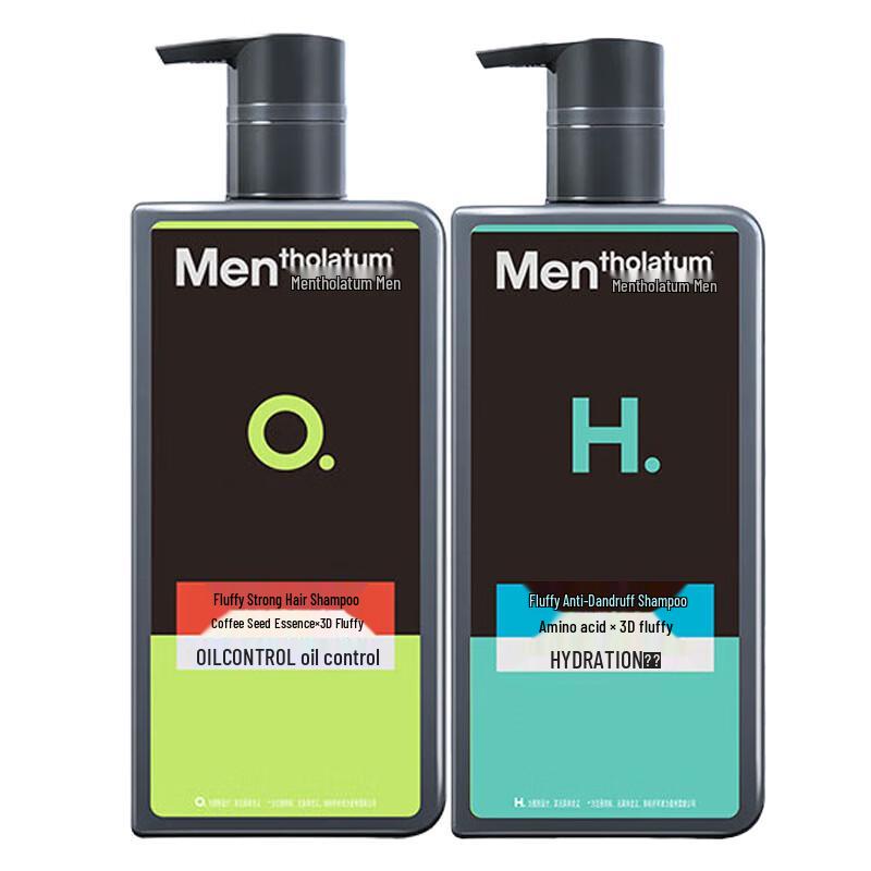 Mentholatum Men's Volumizing Anti-Dandruff & Strengthening Shampoo Duo