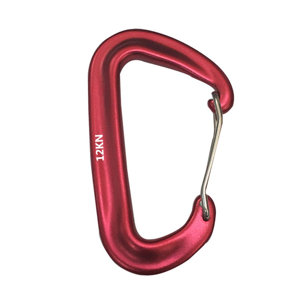 2 Stück Hochfeste D-Form Karabiner Schnalle Haken 12KN Sicherheitsverschluss Outdoor Abenteuer Ausrüstung Zubehör.