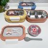 ZISIZ 304 Stainless Steel Insulated Bento Lunch Box Set