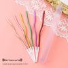 Colorful Long Stick Birthday Cake Candle Decorations for Kids