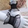 Cosplay Maid Elastic Decorative Wrist Cuffs All-match Detachable Cuffs for Girls