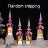 Christmas Lamp LED Desktop House Design Lantern Santa Snowman Tree Christmas Table Lamp for Adults Teens Families Home Table
