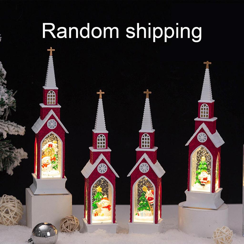 Christmas Lamp LED Desktop House Design Lantern Santa Snowman Tree Christmas Table Lamp for Adults Teens Families Home Table