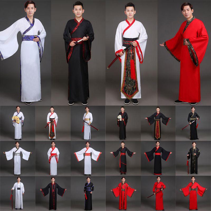 Exquisite Ancient Chinese Traditional Hanfu Costume For Men With Perfect Stitches