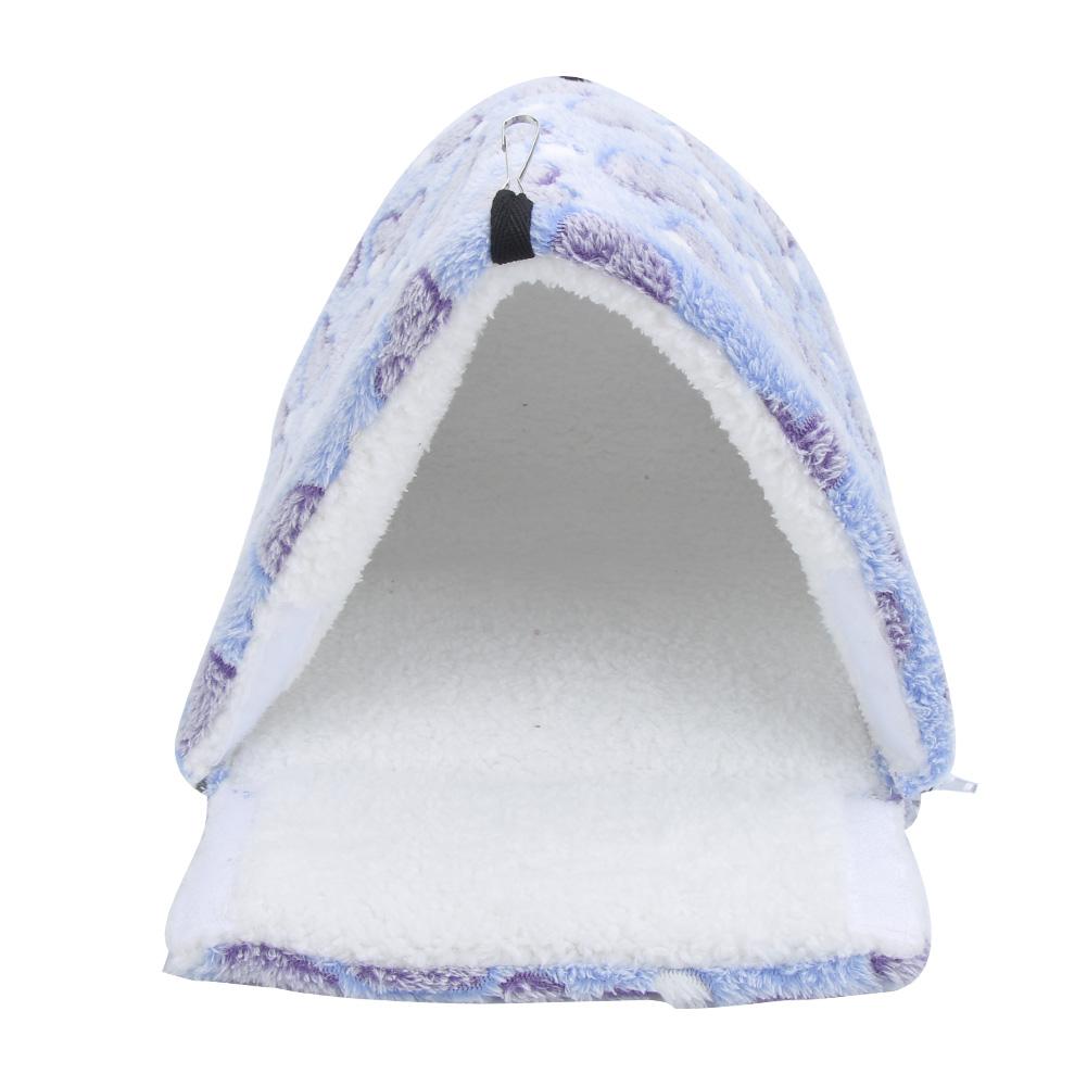 

Purple Winter Hamster Warm Hammock Hanging Bed House Nest for Small Pets Squirrel Sugar Glider Guinea Pig Chinchilla