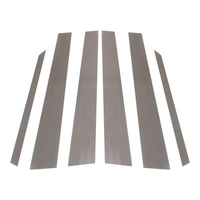 Toyota Prius 2004-2009 Araba Sütun Direkleri Kapı Pencere Döşeme Kapağı Dekoratif Çıkartmalar Aksesuarlar için Gümüş