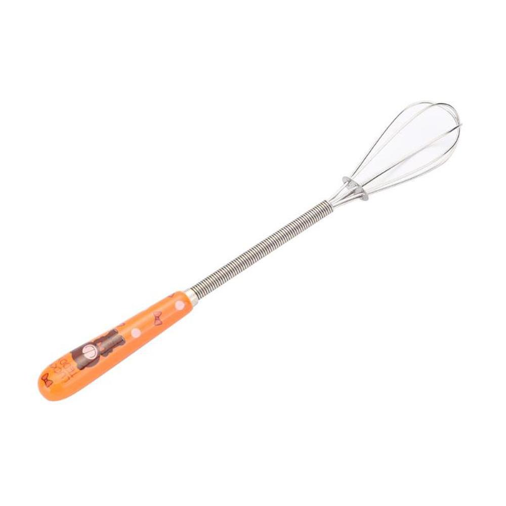 1Pcs Egg Beater Coffee Milk Drink Mini Mixer Ceramic Handle Stirring Whisk Frother Foamer Practical Kitchen Gadgets