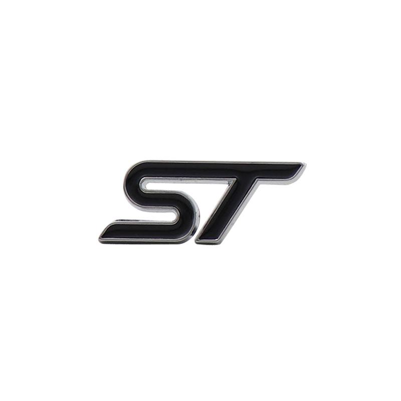 Car Styling ST for Steering Wheel  Car Fender Side trunk Nameplate Decal Emblem Badge Sticker