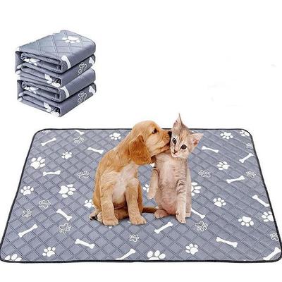 Pet Mat Washable Dog & Cat Incontinence Pad with Bone Pattern Seat Cushion