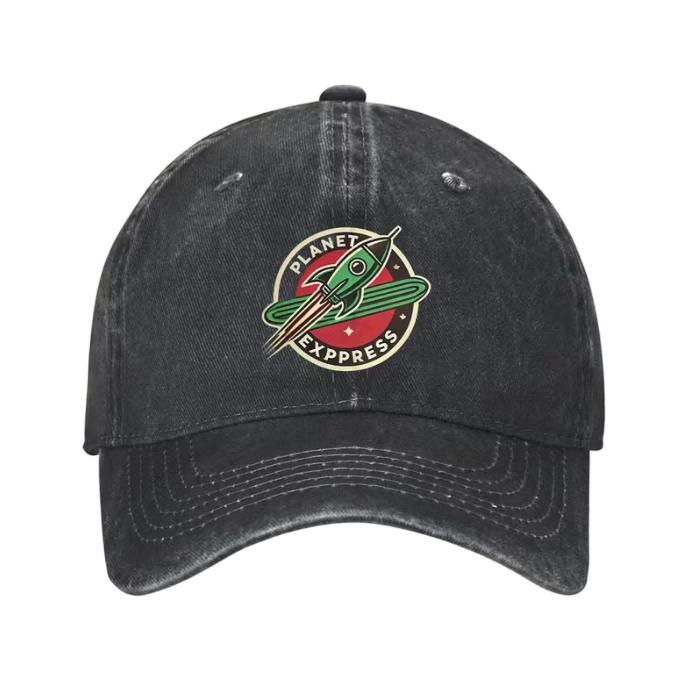 Retro American Cartoon 3D Logo Baseball Cap with Versatile Visor