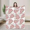 Christmas Tree Snack Cakes Print Flannel Blanket Winter Soft Throw Blanket for Adults Couch Chair Bedspread Sofa Bed Cover