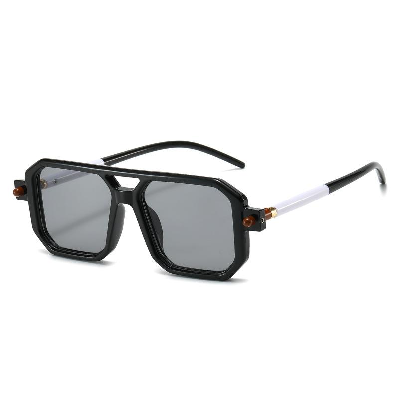 

Double Beam Square Sunglasses Men S Street Sunglasses Trendy Glasses Regular
