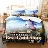 Unnamed Memory Bedding Set Single Twin Full Queen King Size Bed Set Adult Kid Bedroom Duvetcover Sets 3D Anime Bed Sheet Set