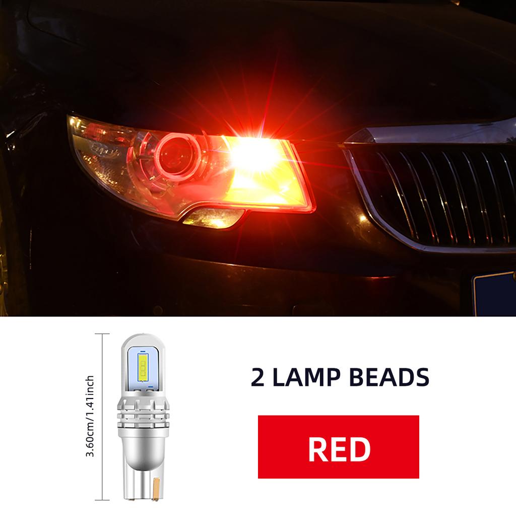 2pcs LED T10 W5W 168 194 Car CANBUS No Error For Truck Interior Read Light License Plate Lamp White 6000K 24V Accessories