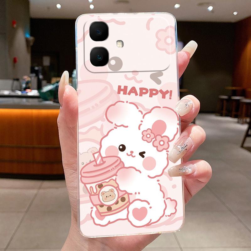 Casing For Infinix Smart 20 X6840 X6840B Luxury Dragon Cute Cool Boys Girls Transparent Soft silicone TPU Phone Case Back Cover