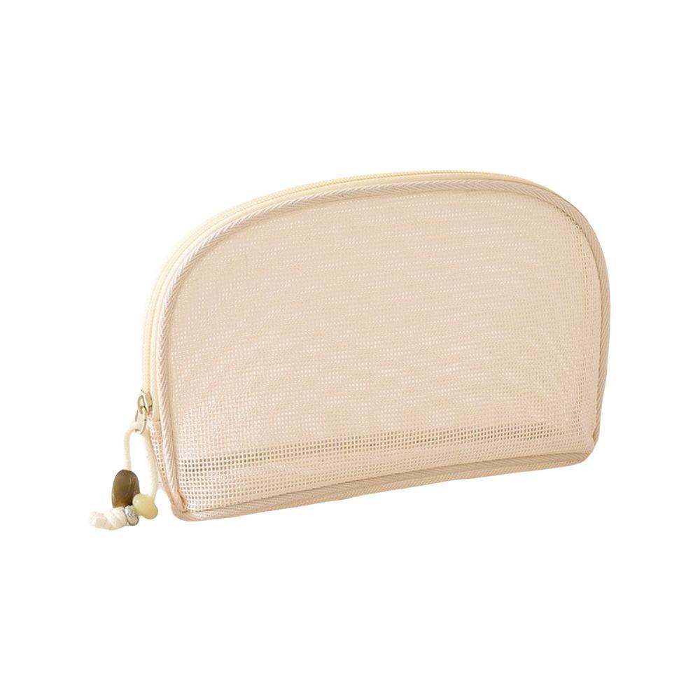 Large Capacity Mesh Makeup Bag Breathable Cosmetic Storage Bag Travel Toiletry Bag Women