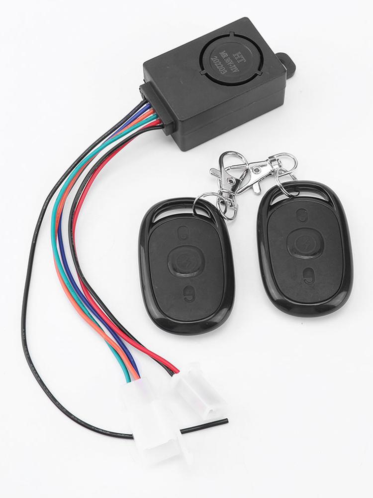 Remote Control Electric Scooter Alarms Security Systems Waterproof Dustproof Moped Remote Control Anti-Theft Alarm