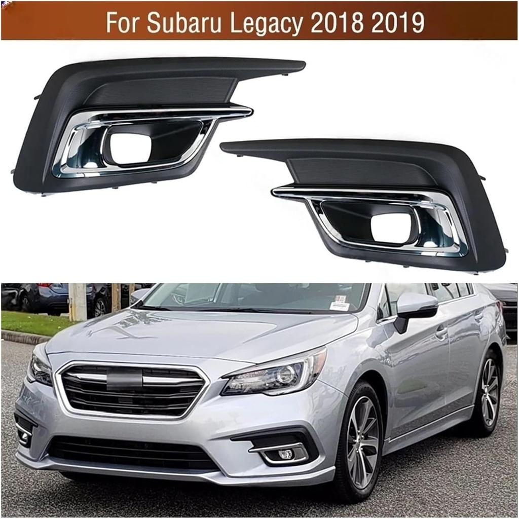 57731AL68A 57731AL69A Car Front Bumper Fog Lamp Light Cover Frame Foglight Trim Lid Bezel Hood,Compatible With Subaru Legacy 2018 2019(1pc left)