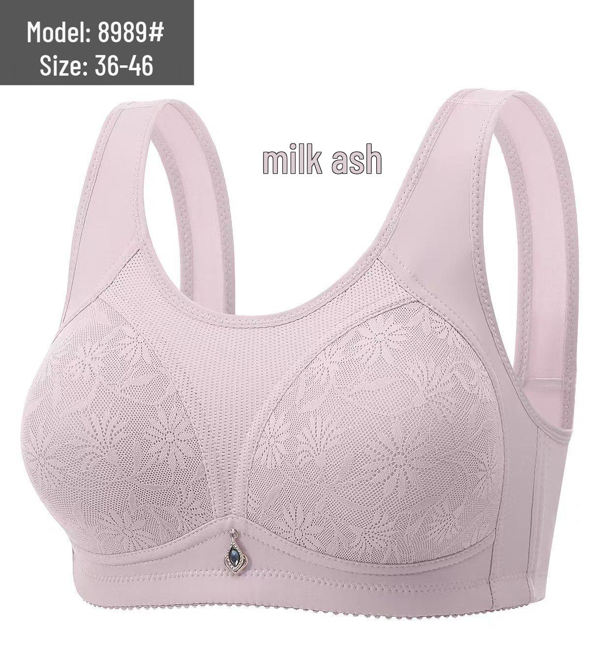 

Comfortable Wireless Bandeau Bra for Plus Size Women, Skin-Friendly Vest Style, Anti-Exposure, Ideal for Middle-Aged and Elderly 42/95